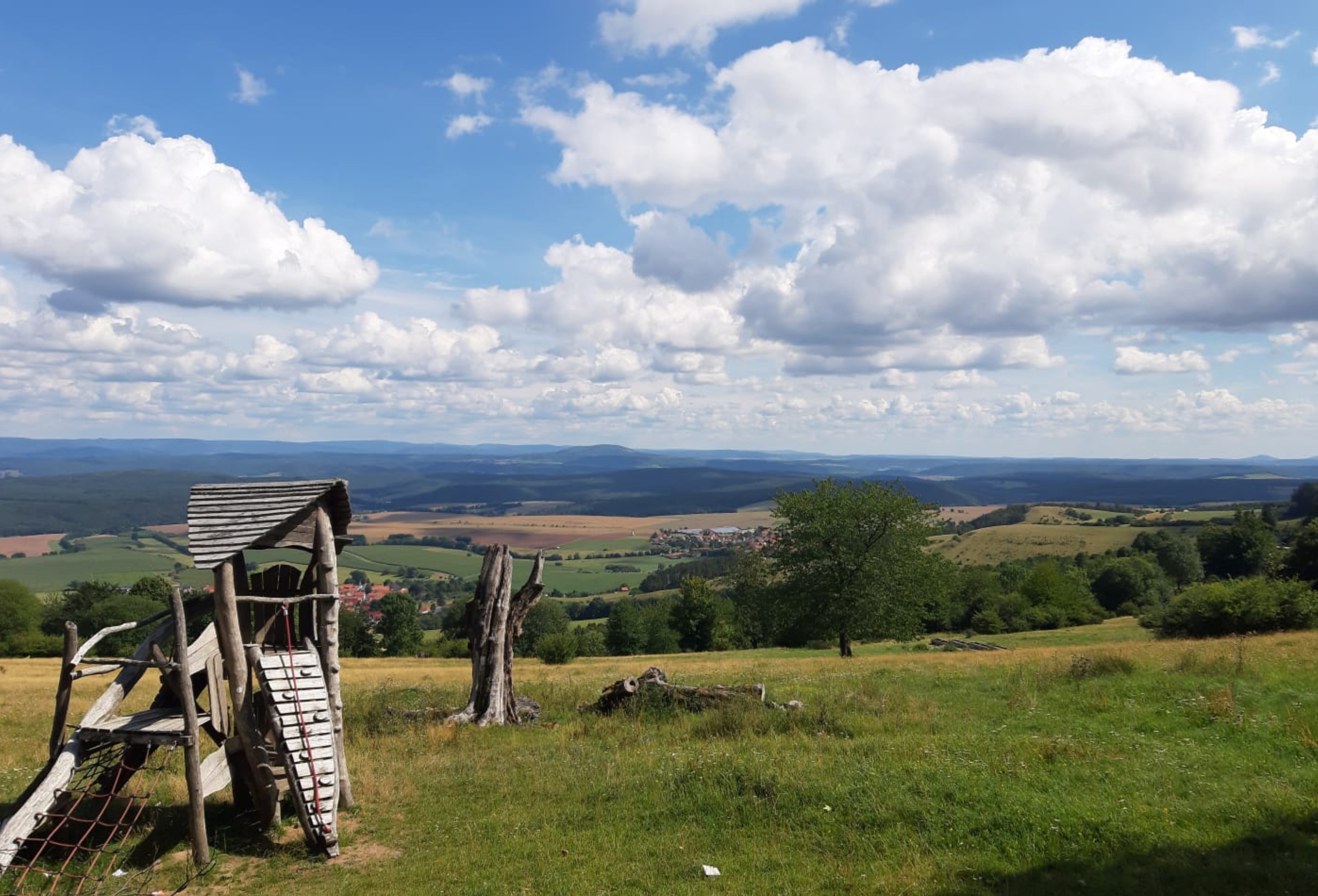 Ausblick über Hümpfershausen