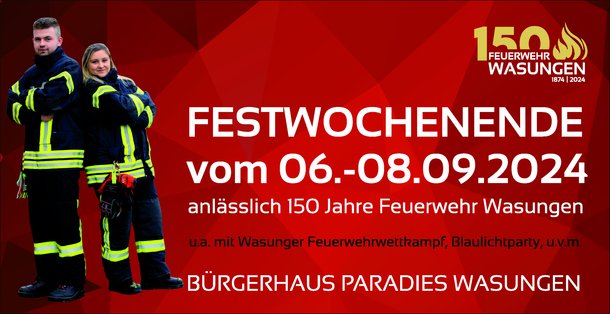 Flyer Feuerwehr Festwoche